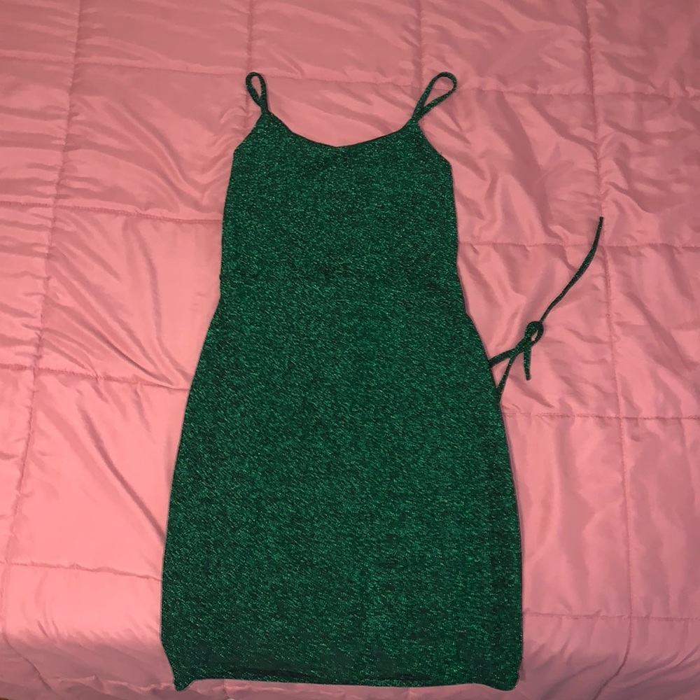 Size M, green sparkly dress from Amazon
